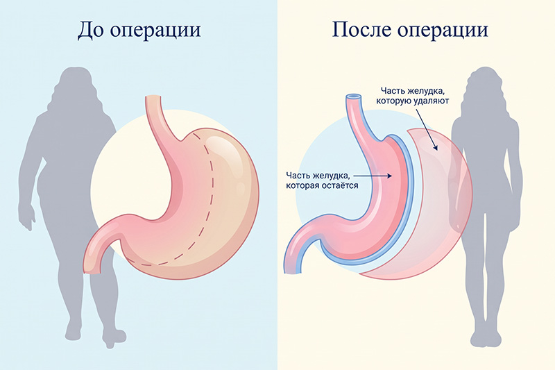 Уменьшение желудка для похудения. Бариатрическая операция Новокузнецк 