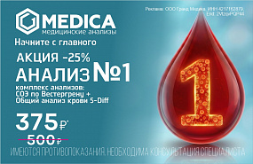Анализ №1 со скидкой 25%